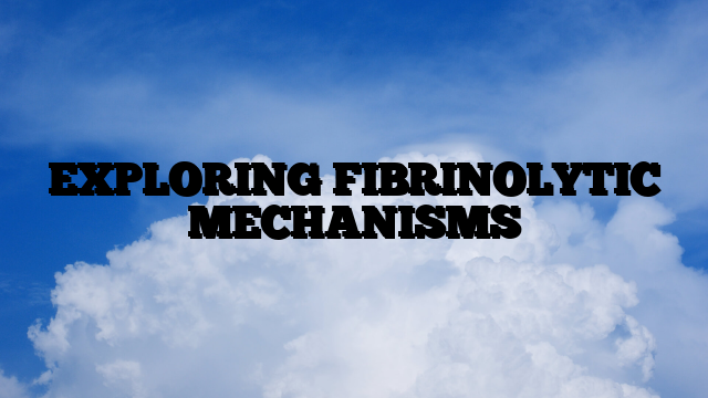 EXPLORING FIBRINOLYTIC MECHANISMS