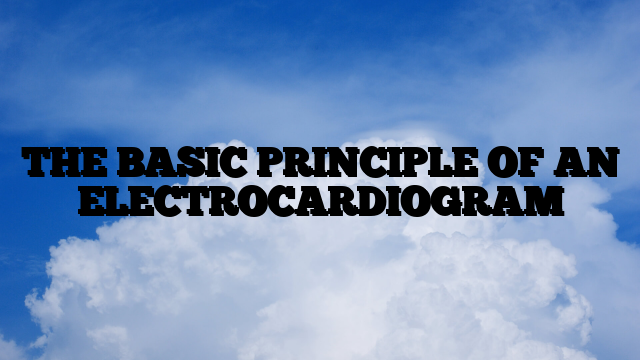 THE BASIC PRINCIPLE OF AN ELECTROCARDIOGRAM